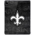 NFL New Orleans Saints Black & White iPad Pro 11in (2024) Clear Case