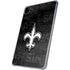 NFL New Orleans Saints Black & White iPad Pro 11in (2024) Clear Case