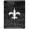 NFL New Orleans Saints Black & White iPad Pro 12.9in (2020) Clear Case