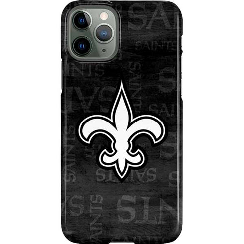 NFL New Orleans Saints Black & White iPhone 11 Pro Lite Case