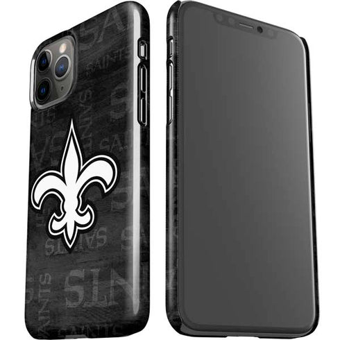 NFL New Orleans Saints Black & White iPhone 11 Pro Lite Case