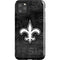 NFL New Orleans Saints Black & White iPhone 11 Pro Max Impact Case