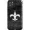 NFL New Orleans Saints Black & White iPhone Cases