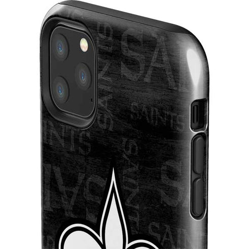 NFL New Orleans Saints Black & White iPhone 11 Pro Max Impact Case