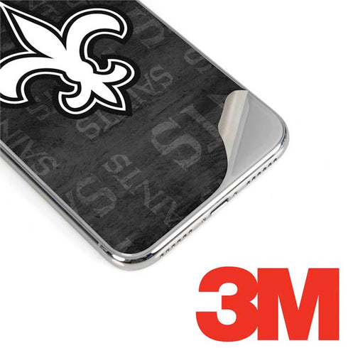NFL New Orleans Saints Black & White iPhone 11 Pro Skin