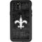 NFL New Orleans Saints Black & White iPhone 11 Pro Waterproof Case