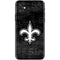 NFL New Orleans Saints Black & White iPhone 11 Skin
