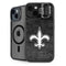 NFL New Orleans Saints Black & White iPhone 14 Plus Kickstand Case