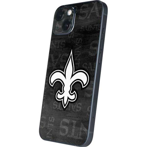 NFL New Orleans Saints Black & White iPhone Skins