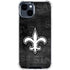 NFL New Orleans Saints Black & White iPhone 15 Clear Case