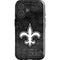NFL New Orleans Saints Black & White iPhone 16 Impact Case