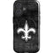 NFL New Orleans Saints Black & White iPhone 16 Magsafe Impact Case