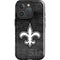 NFL New Orleans Saints Black & White iPhone 16 Pro Impact Case