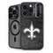 NFL New Orleans Saints Black & White iPhone 16 Pro Kickstand Case