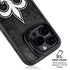 NFL New Orleans Saints Black & White iPhone 16 Pro Kickstand Case