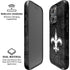 NFL New Orleans Saints Black & White iPhone 16 Pro Magsafe Impact Case