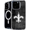NFL New Orleans Saints Black & White iPhone 16 Pro Max MagSafe Case