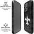 NFL New Orleans Saints Black & White iPhone 16 Pro Max Magsafe Impact Case