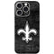 NFL New Orleans Saints Black & White iPhone 16 Pro Skin