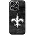 NFL New Orleans Saints Black & White iPhone 16 Pro Skin