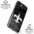 NFL New Orleans Saints Black & White iPhone 16e Clear Case