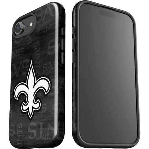 NFL New Orleans Saints Black & White iPhone 16e Impact Case