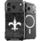 NFL New Orleans Saints Black & White iPhone 18 Pro Max MagSafe Case