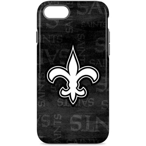 NFL New Orleans Saints Black & White iPhone 8 Pro Case