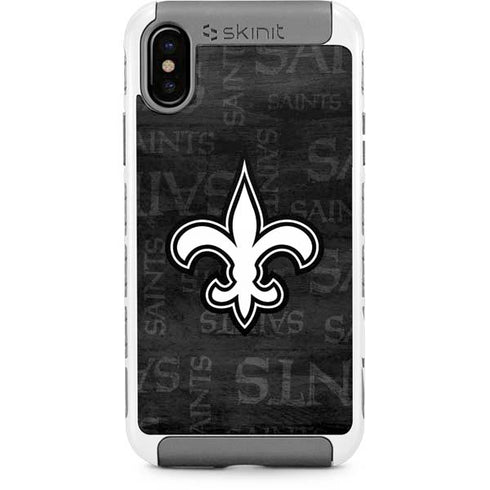 NFL New Orleans Saints Black & White iPhone Cases