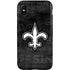 NFL New Orleans Saints Black & White iPhone X Pro Case