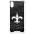NFL New Orleans Saints Black & White iPhone XS Clear Case