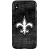 NFL New Orleans Saints Black & White iPhone XS Pro Case