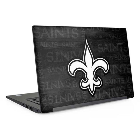 NFL New Orleans Saints Black & White Dell Latitude Skin