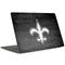 NFL New Orleans Saints Black & White MacBook Skins