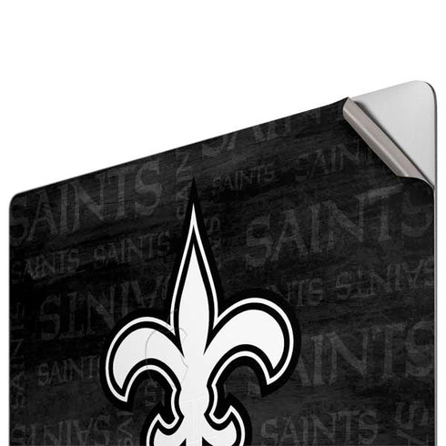 NFL New Orleans Saints Black & White Apple MacBook Pro 16-inch Skin