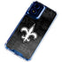 NFL New Orleans Saints Black & White Moto G 5G (2024) Clear Case