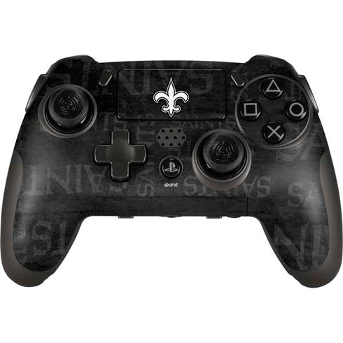NFL New Orleans Saints Black & White PlayStation Scuf Vantage 2 Controller Skin