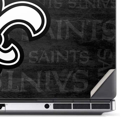 NFL New Orleans Saints Black & White Dell Precision Skin