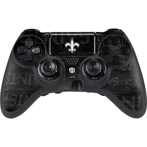 NFL New Orleans Saints Black & White PlayStation PS4 Skins