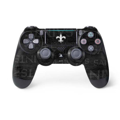 NFL New Orleans Saints Black & White PlayStation PS4 Skins