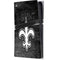 NFL New Orleans Saints Black & White PS5 Pro Console Skin