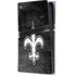 NFL New Orleans Saints Black & White PS5 Pro Console Skin