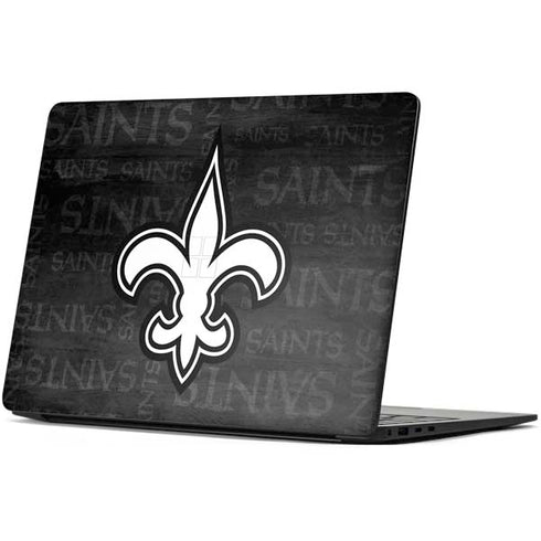 NFL New Orleans Saints Black & White Surface Laptop 7 13.8in Skin