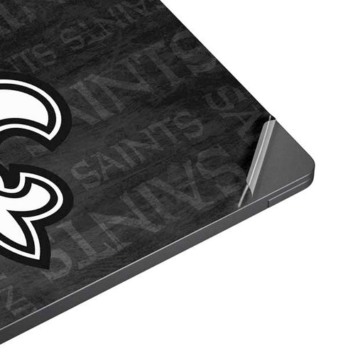 NFL New Orleans Saints Black & White Surface Laptop 7 15in Skin