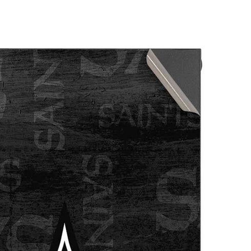 NFL New Orleans Saints Black & White XBox Series X Digital Edition Console Skin