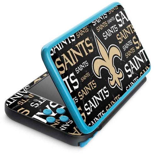 NFL New Orleans Saints Black Blast Nintendo Skins