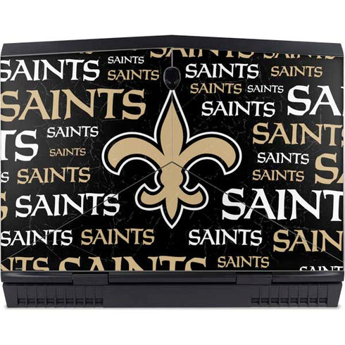 NFL New Orleans Saints Black Blast Dell Alienware Skin