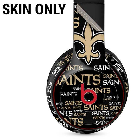 NFL New Orleans Saints Black Blast Beats Solo 3 Wireless Skin