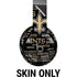 NFL New Orleans Saints Black Blast Beats Solo 4 Wireless Headphones Skin