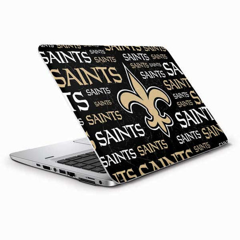 NFL New Orleans Saints Black Blast HP Elitebook Skin